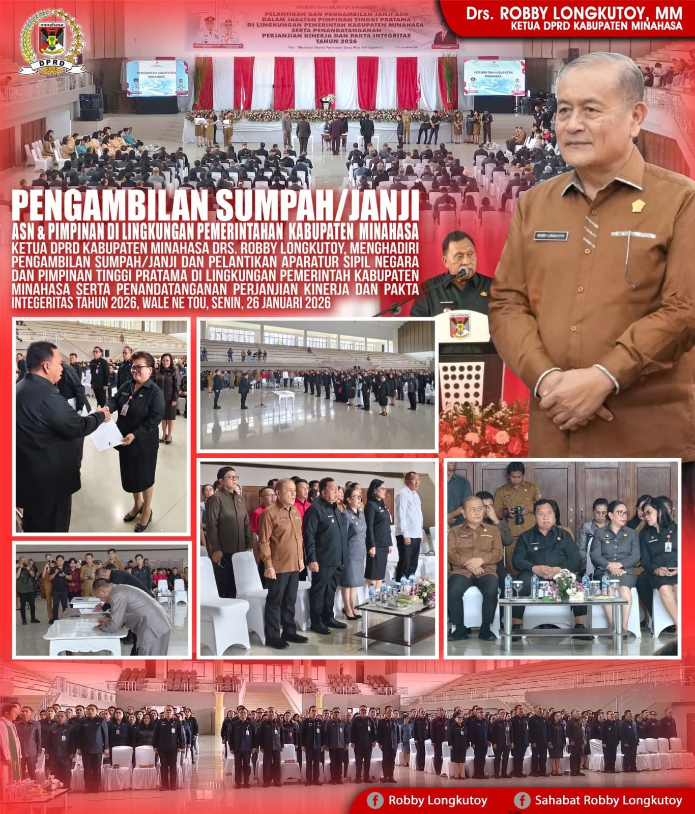 Drs. Robby Longkutoy Tegaskan Peran Konstitusional Legislatif dalam Konsolidasi Kepemimpinan ASN Daerah